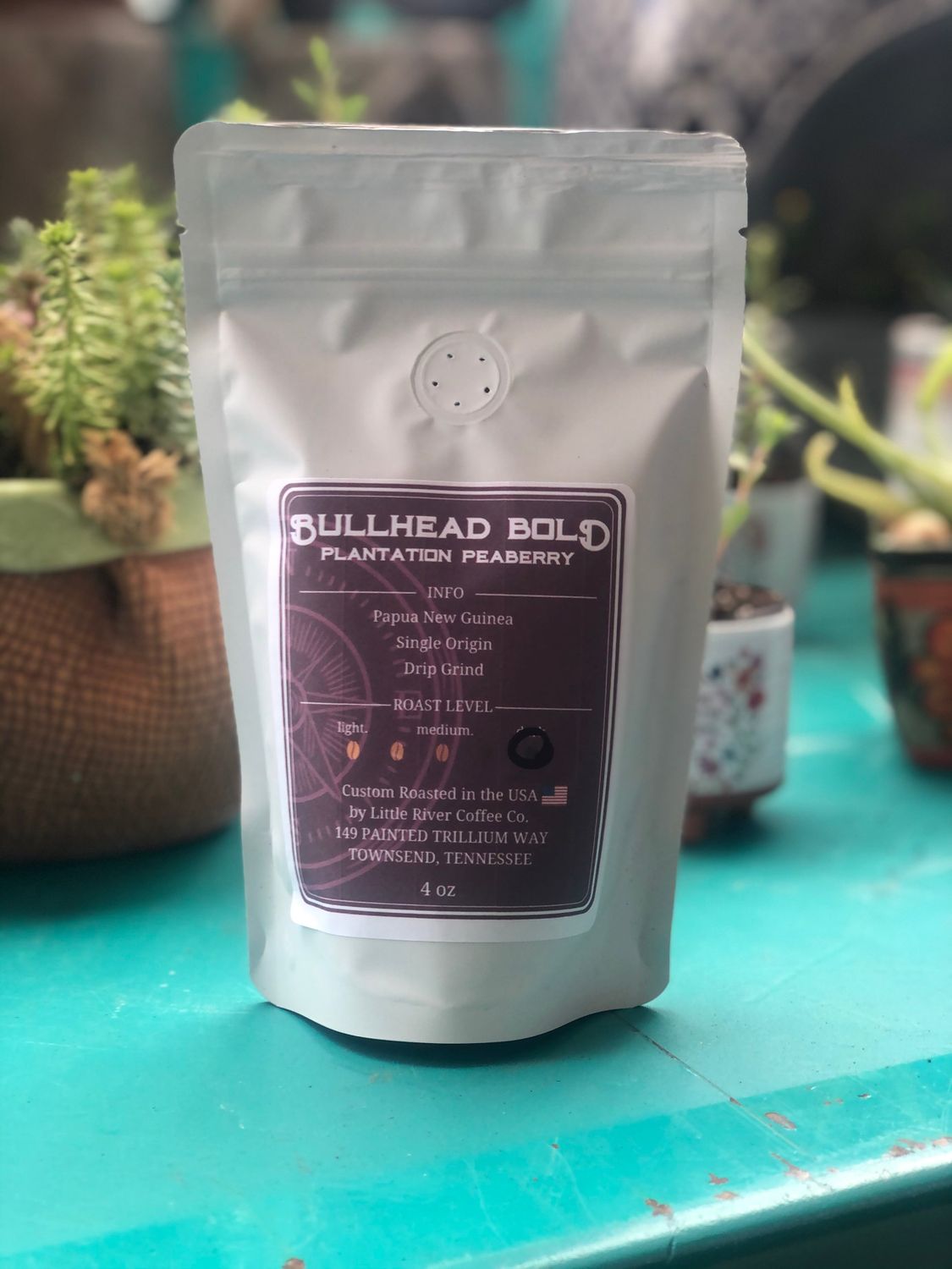 Assorted Little River Coffee Co 4oz Bags, Style: Bullhead Bold