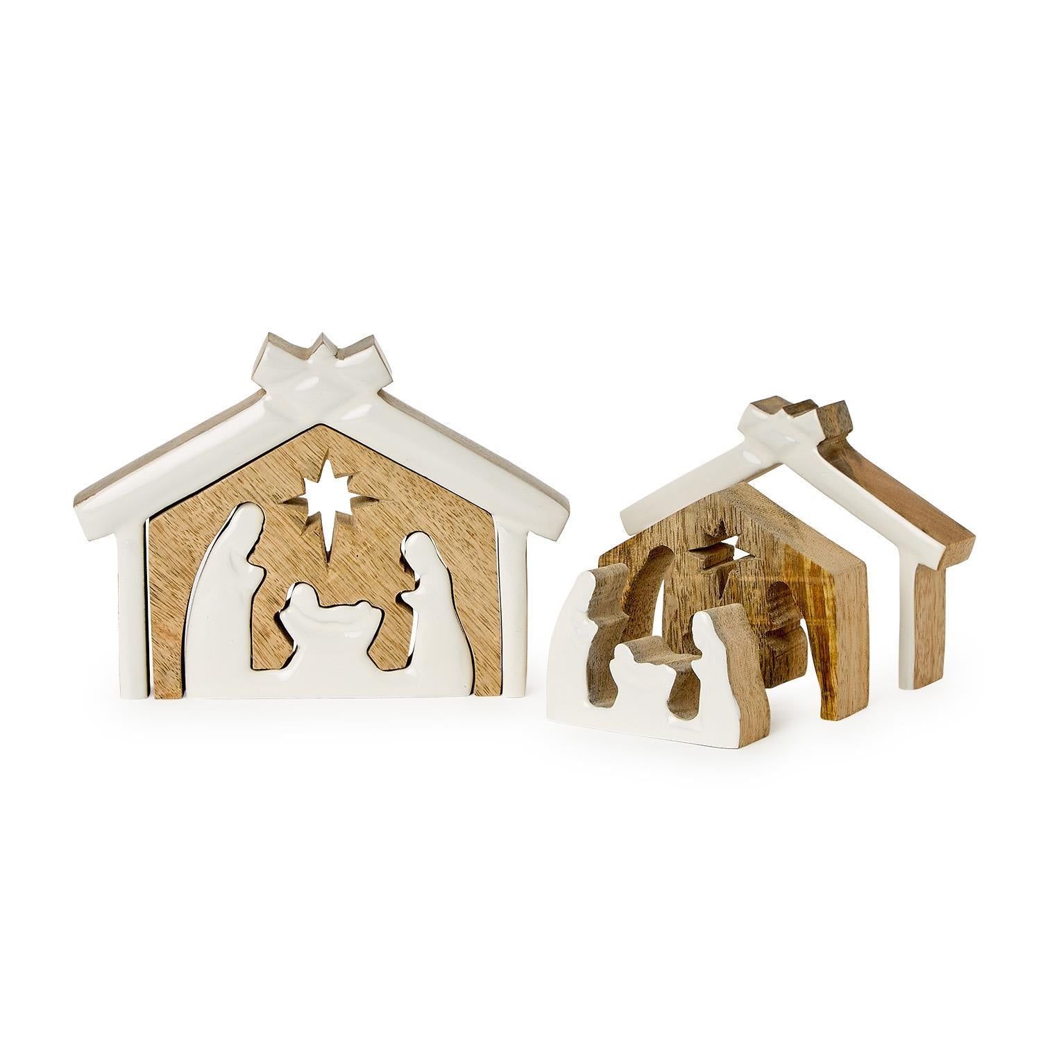 Handcrafted Nativity Scene