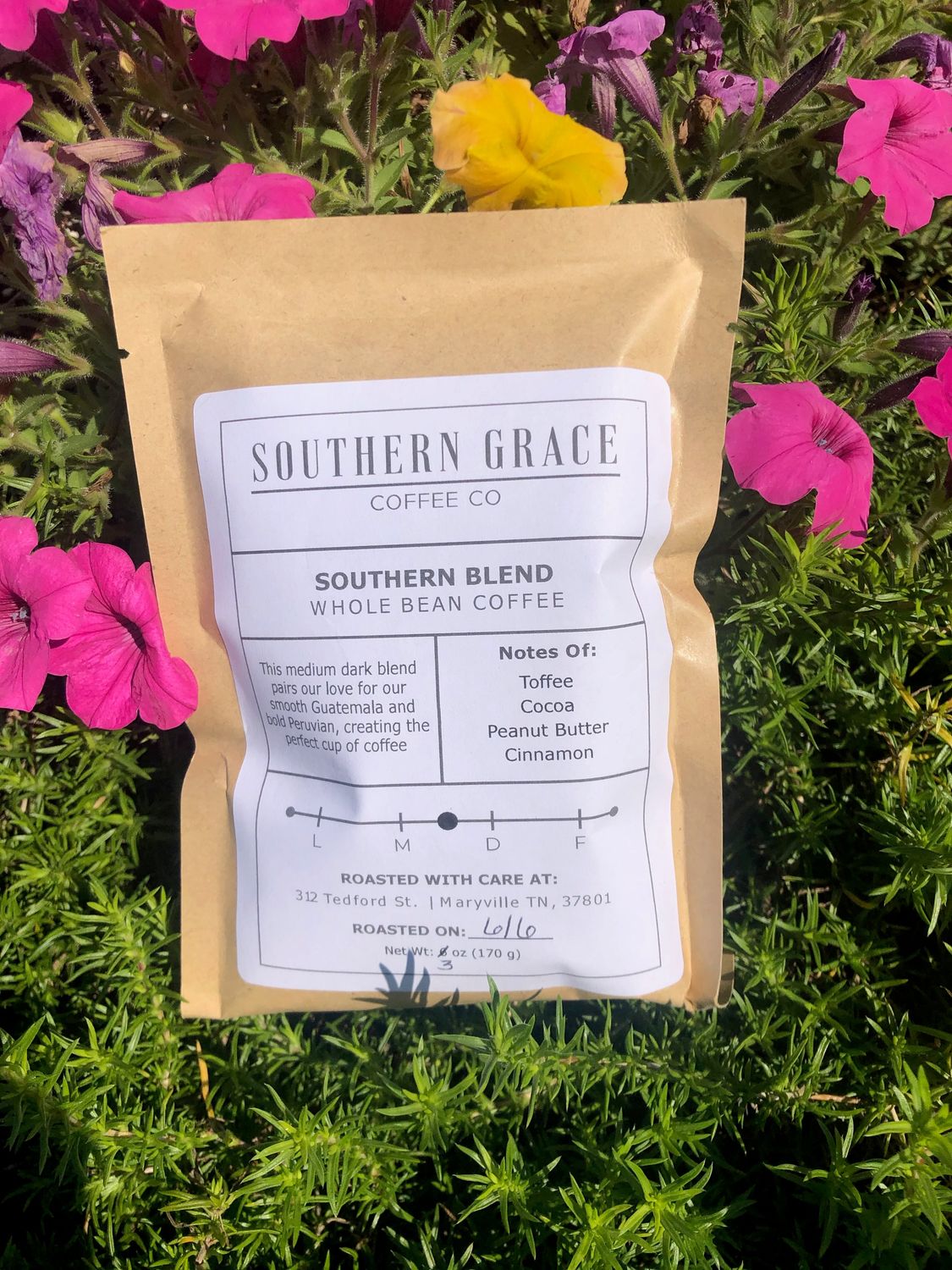 Southern Blend- Whole Bean Coffee, Size: 3oz