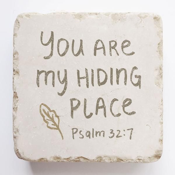 Psalm 32:7 Scripture Stone