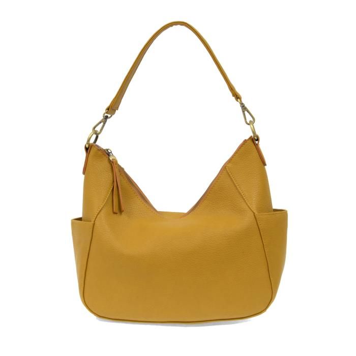 Trish Convertible Hobo Bag, Color: Dijon