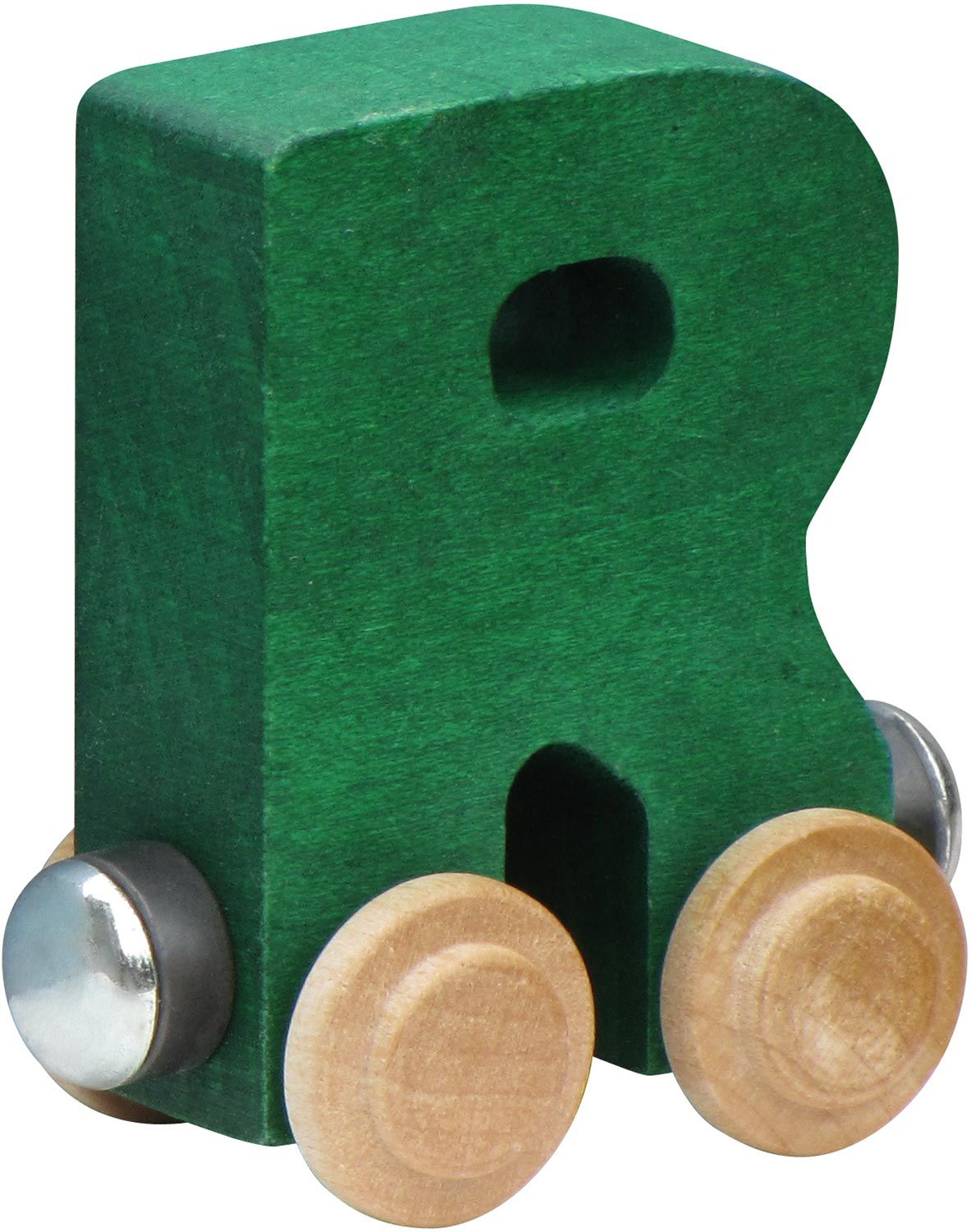 Letter R- Bright Colored Wooden Name Train