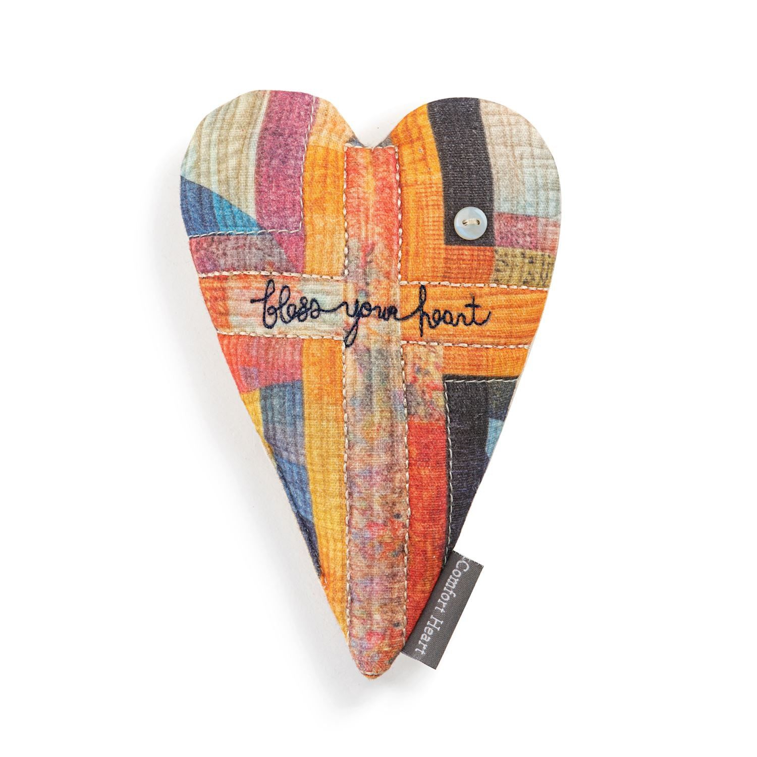 Comfort Heart Pillow, Color: Bless Your Heart