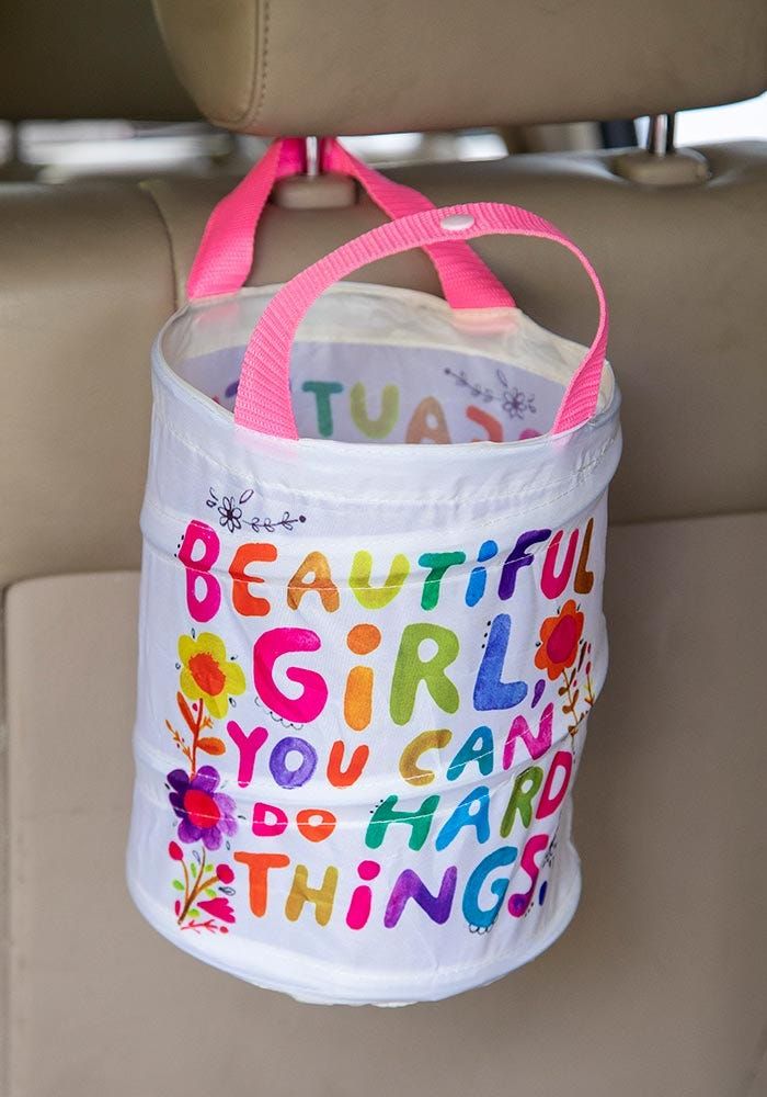 Pop Up Car Trash Bins, Style: Beautiful Girl...
