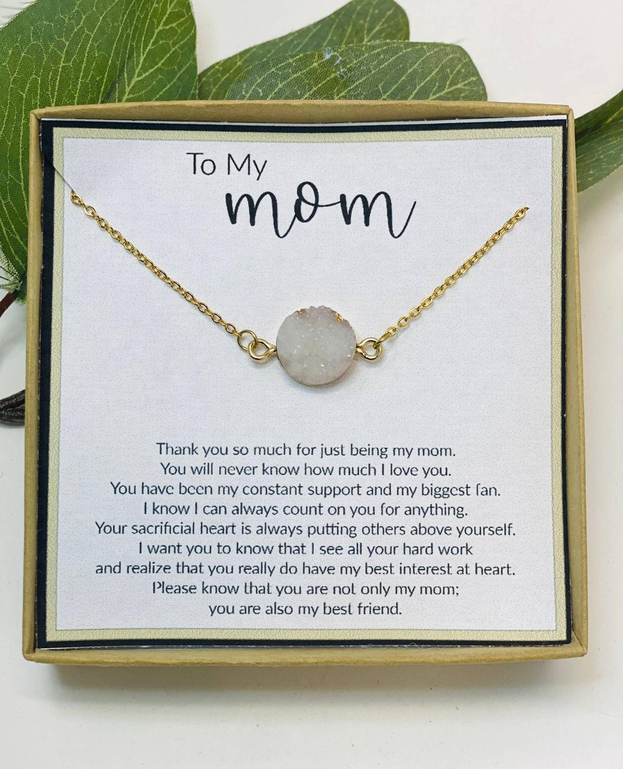To My Mom Necklace