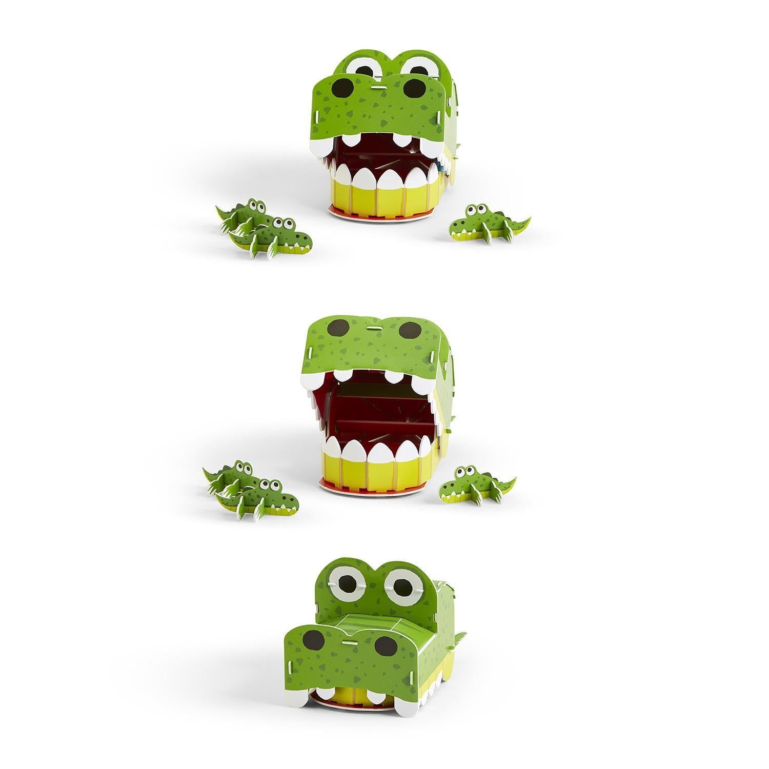 On The Wild Side 3D Animal Puzzle, Style: Crocodile