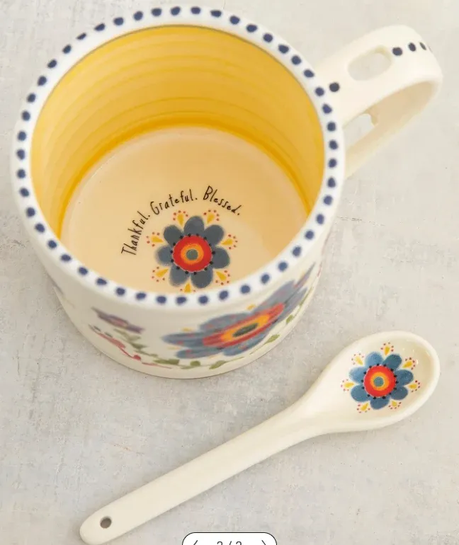 Hazel Mug &amp; Spoon Set