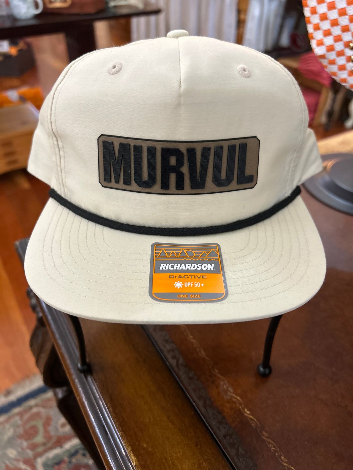Murvul Patch Hat in Cream