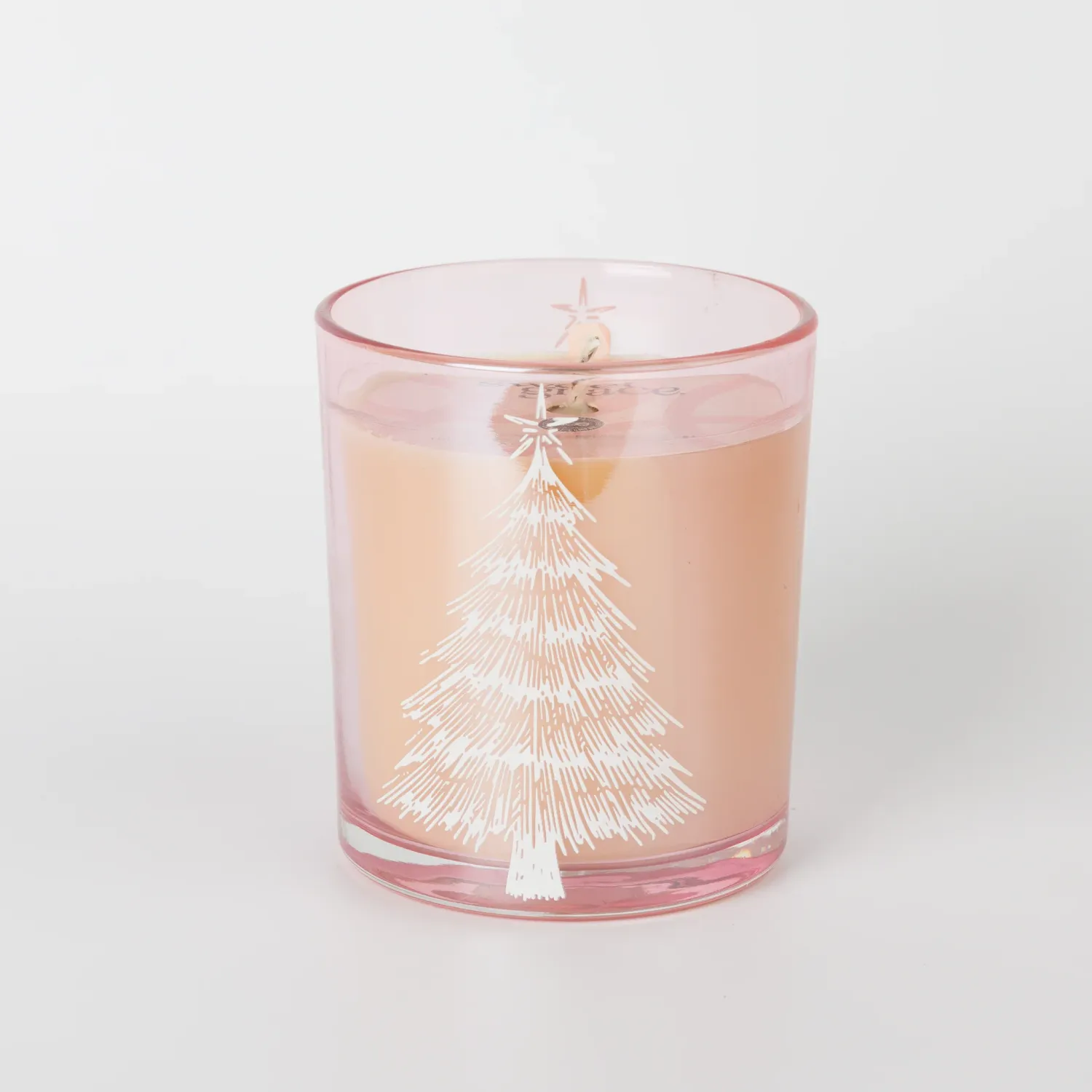 Sweet Grace Pink Tree Decal Jar Candle