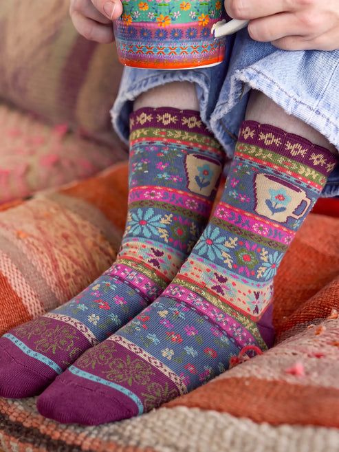 Boho Socks Coffee Cup