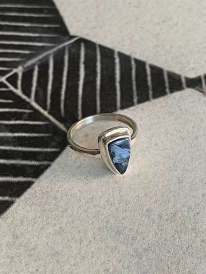 Insightful Pietersite Silver Ring