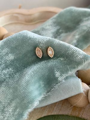 Sparkle in Your Eye Diamond 14k Yellow Gold Stud Earrings