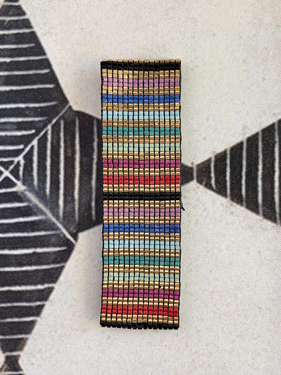 Beaded Linear Stretch Bracelet