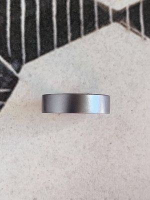 6mm Tantalum Flat Matte Finish Wedding Band