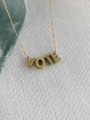 VOTE Gold Fill Necklace