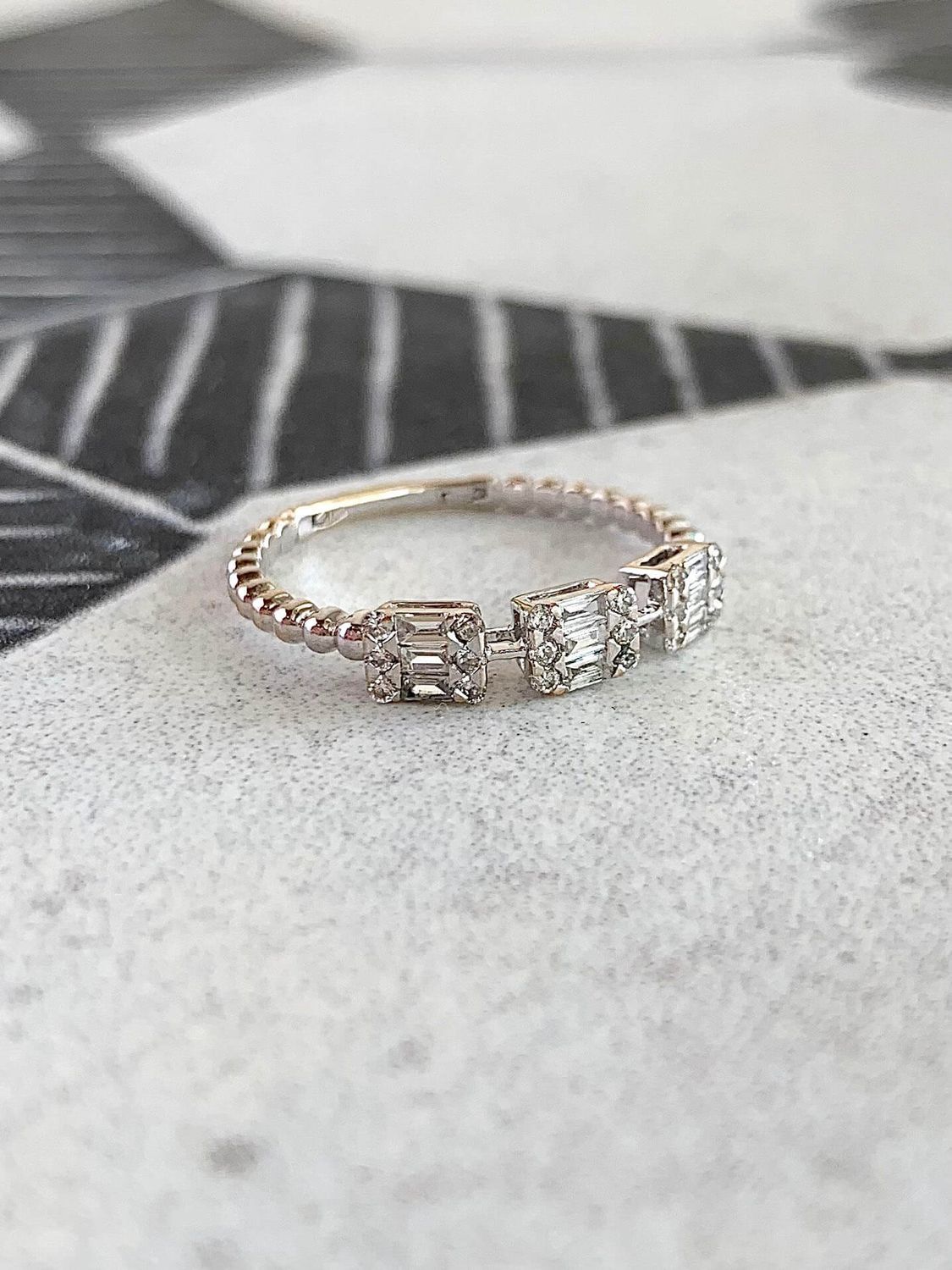 Clara 18k White Gold Diamond Ring