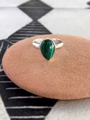 Bountiful Malachite Silver Ring