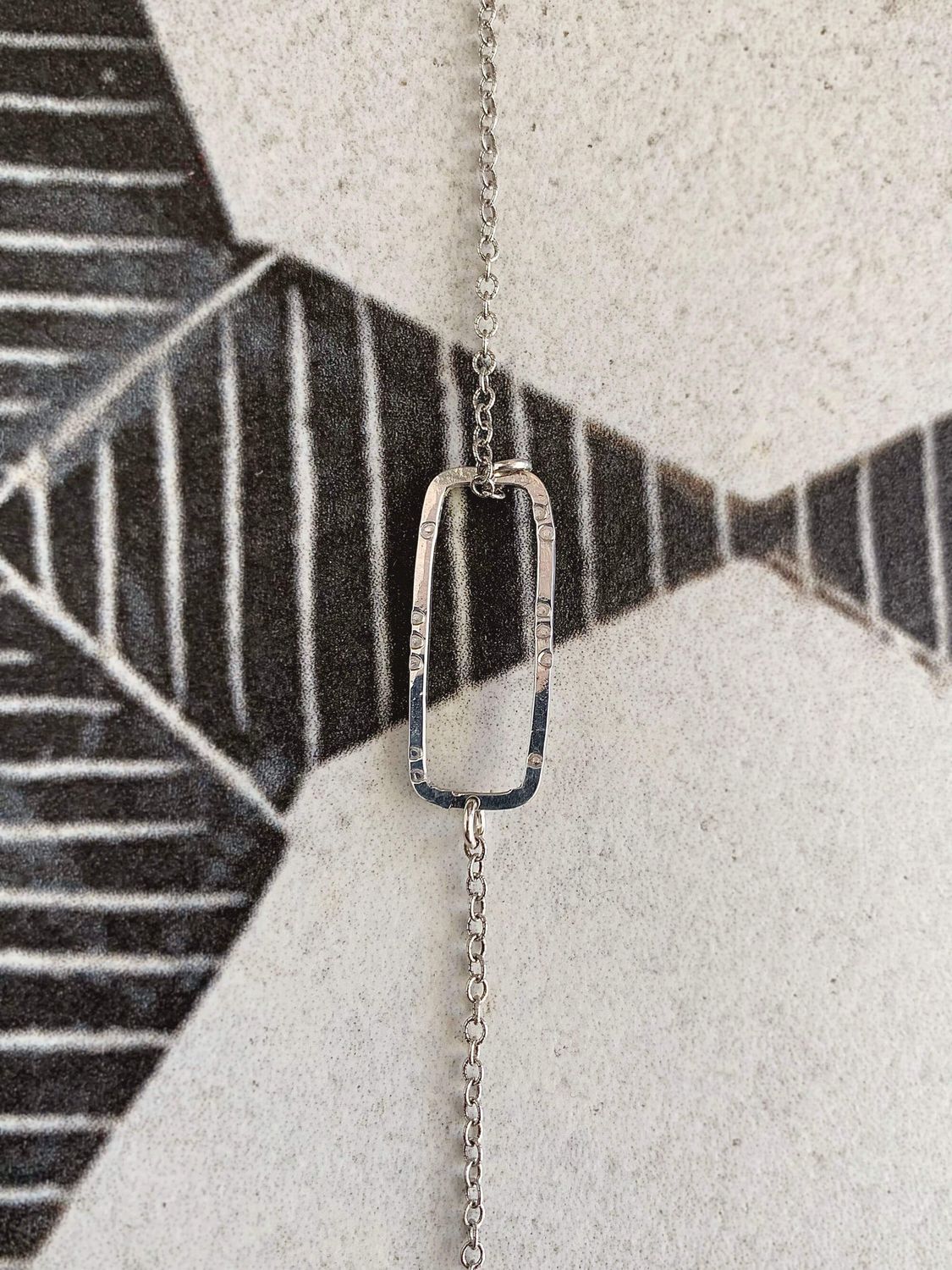 4 Corners Silver Bracelet