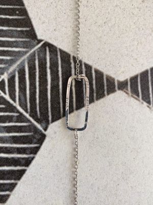 4 Corners Silver Bracelet