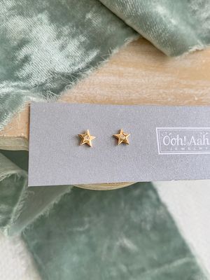 Superstar Diamond .06ctw 14k Yellow Gold Stud Earrings