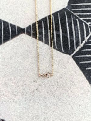 Constellation Diamond 14k Yellow Gold Necklace