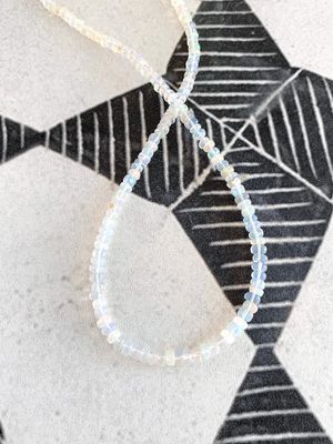 Spiritual Light Ethiopian Opal Silver Necklace
