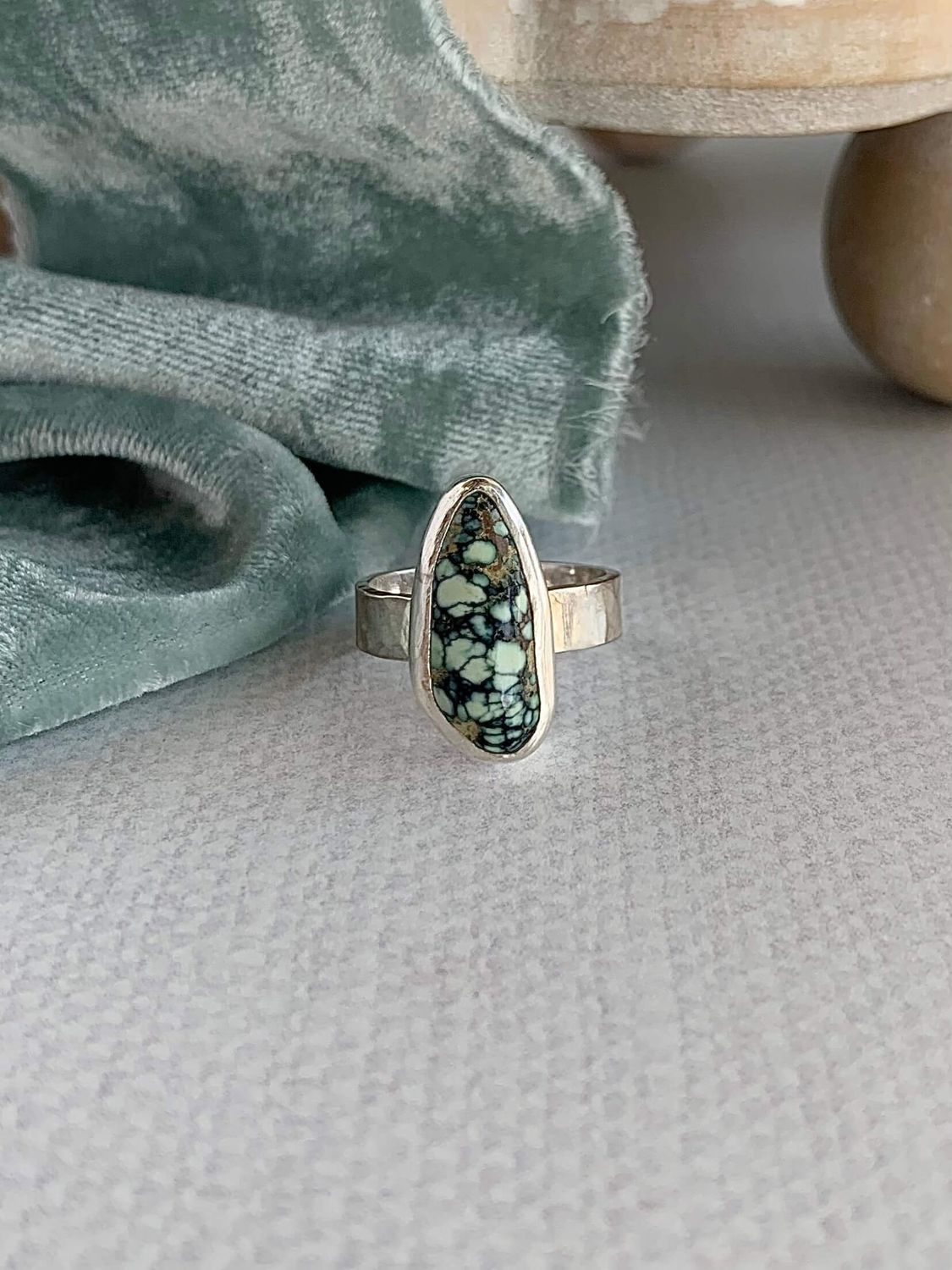 Grounding Turquoise Silver Ring