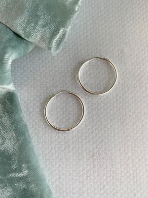 Everyones Perfect Silver Hoop Earrings
