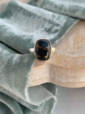 Protective Pietersite Silver Ring