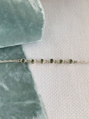 Faceted Amethyst Silver Bracelet