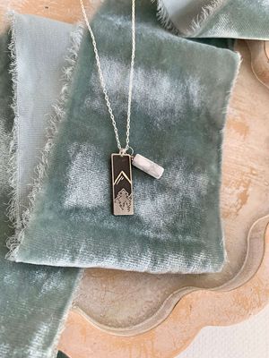 Mount Taylor Buffalo Turquoise Silver Necklace