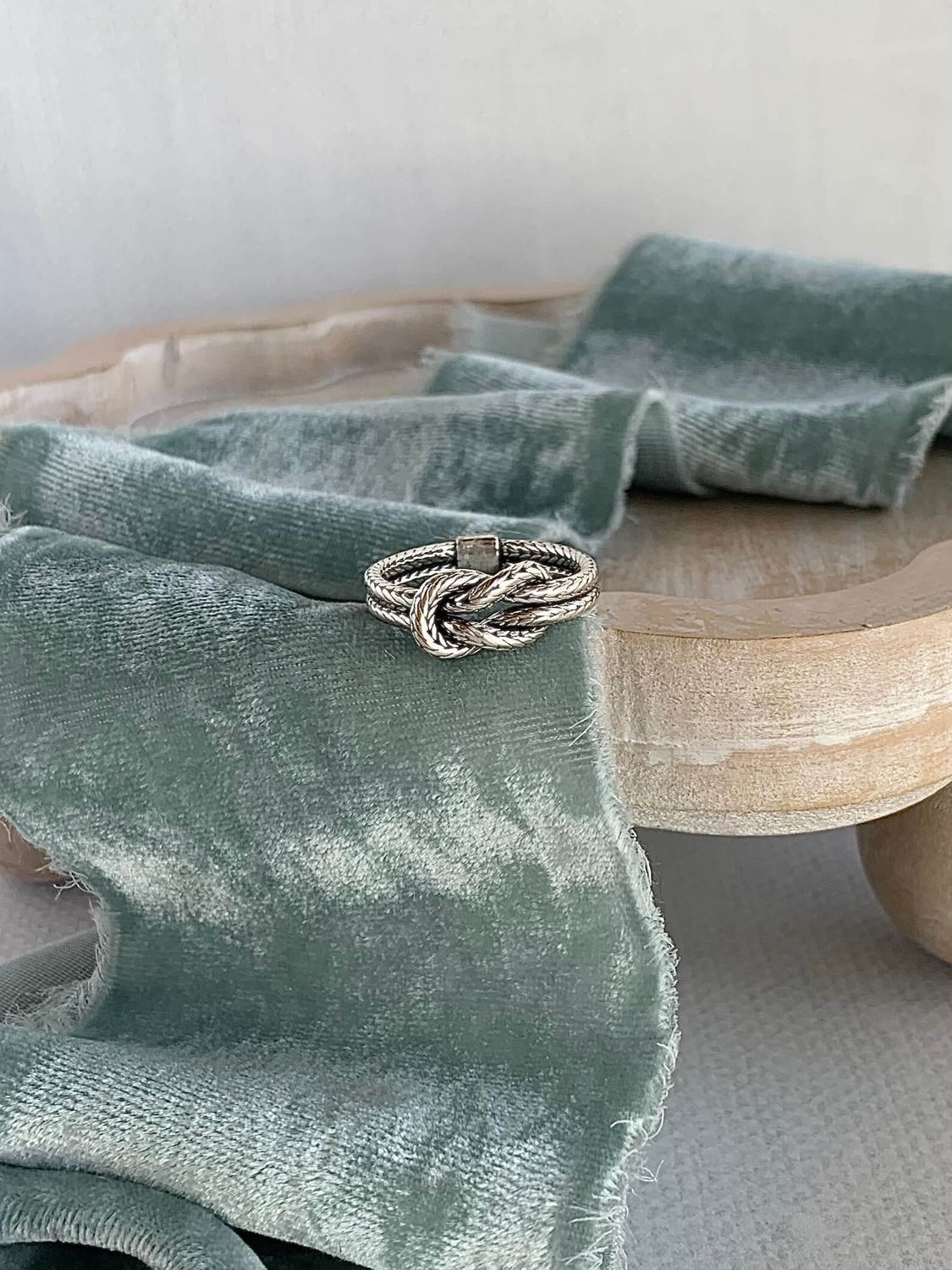 Love Knot Silver Ring