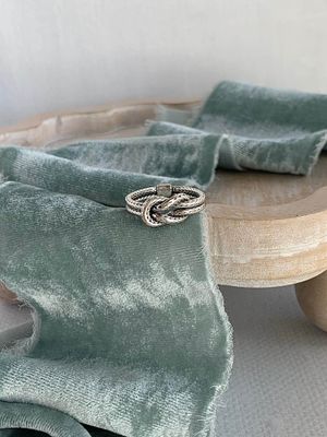 Love Knot Silver Ring