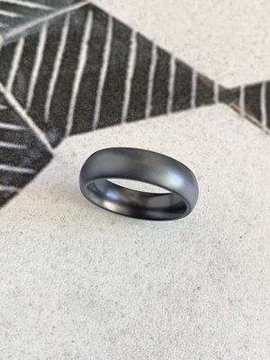 7mm Zirconium Matte Finish Wedding Band