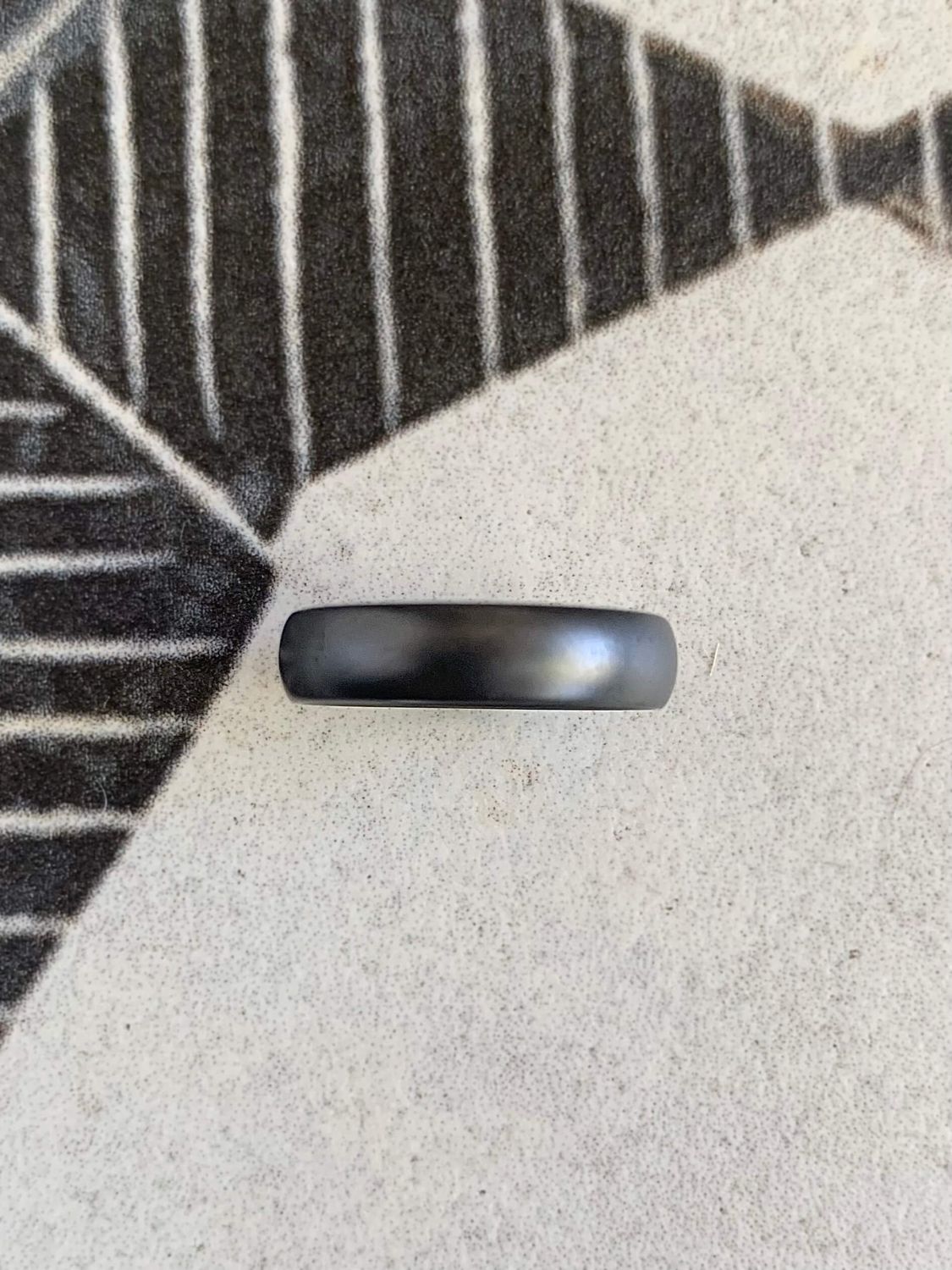 5mm Zirconium Matte Finish Wedding Band