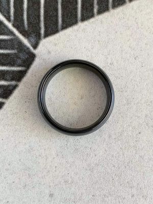 6mm Zirconium Domed High Polish Wedding Band