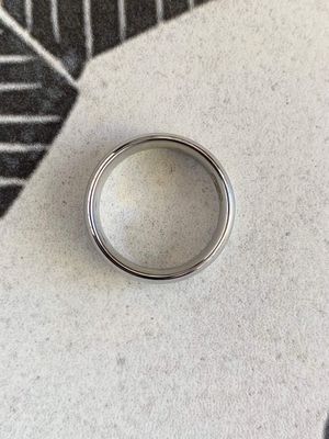 6mm Cobalt High Polish Domed Wedding Band