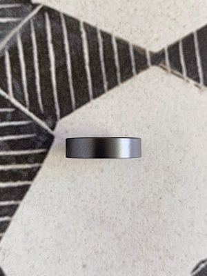 6mm Zircomium Flat Matte Rose Cerakote Sleeve Wedding Band