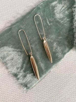 Handmade Bullet Silver Earrings