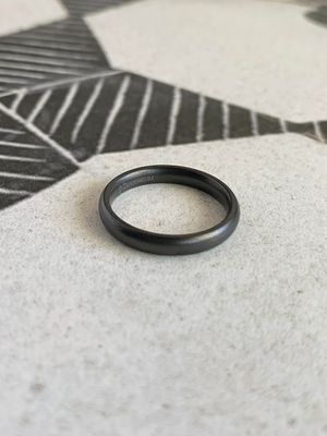 3mm Zirconium Matte Finish Wedding Band