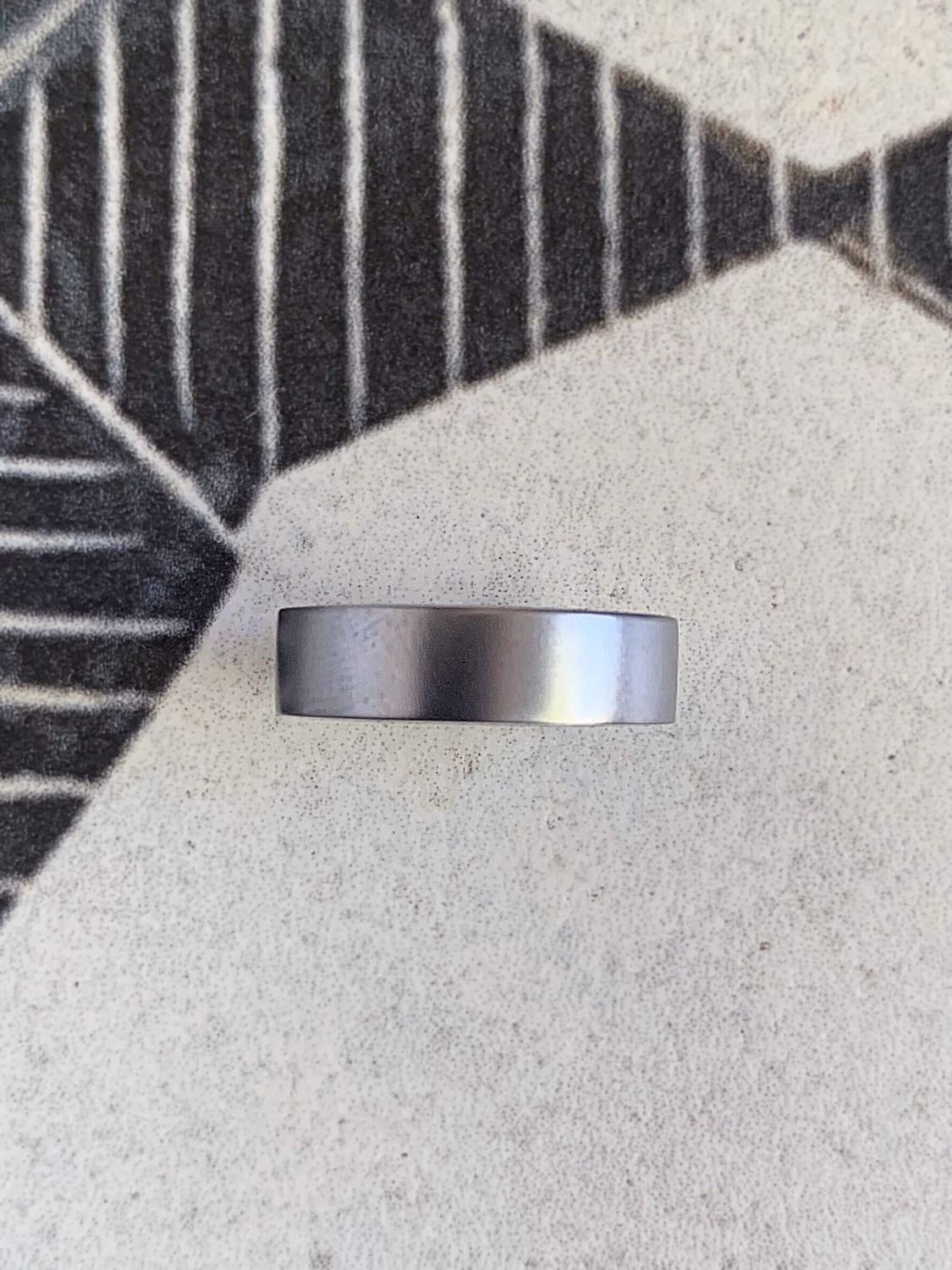 6mm Tungsten Flat Matte Finish Wedding Band
