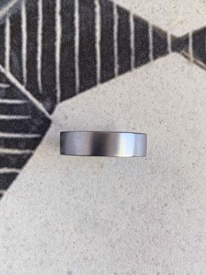 6mm Tungsten Flat Matte Finish Wedding Band
