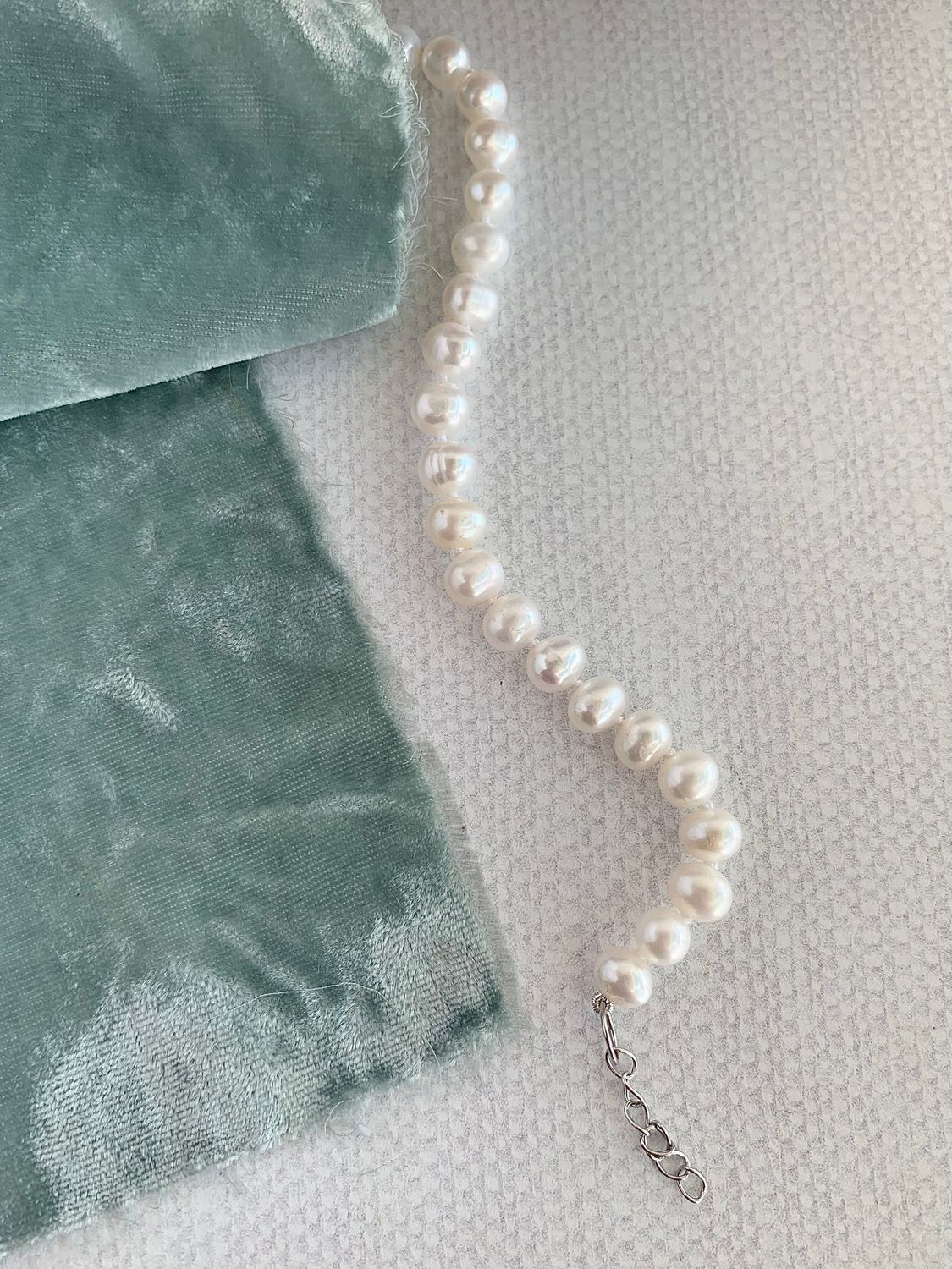 Classic Freshwater Pearl Silver Bracelet