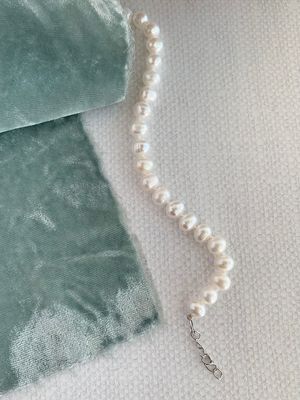 Classic Freshwater Pearl Silver Bracelet