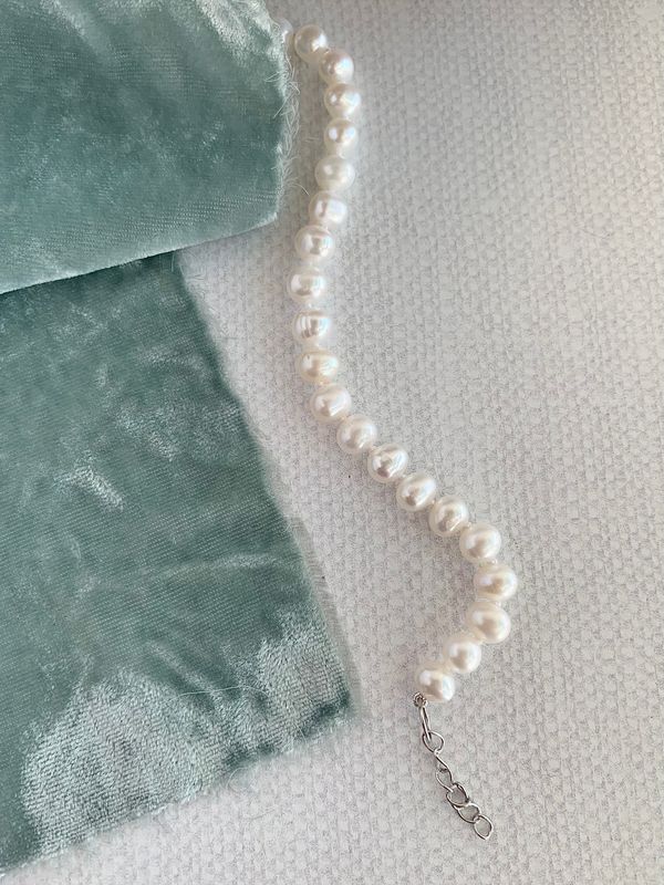 Classic Freshwater Pearl Silver Bracelet