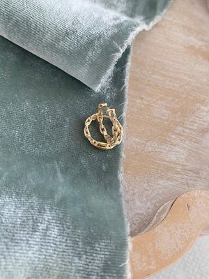 Chain 14k Yellow Gold Huggie Earrings