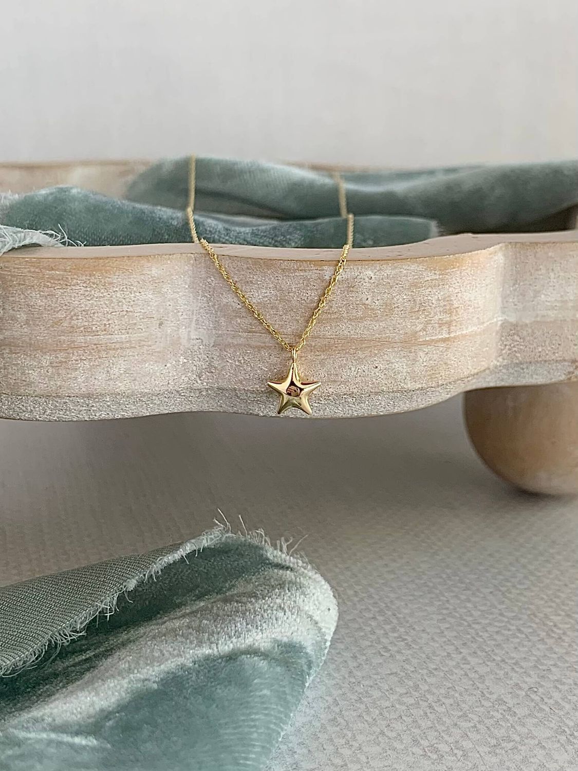 Lucky Star 14k Yellow Gold Necklace