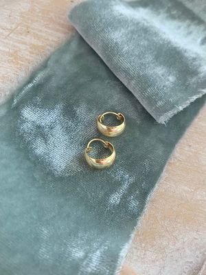 Chunky Gold Vermeil Hoops