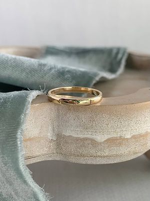 In the Stars 2.2mm 14k Yellow Gold Band
