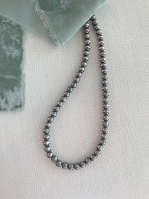 6mm Navajo Pearl 14 Inch Necklace